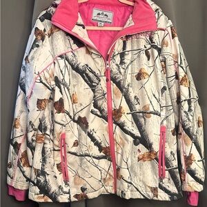 Legendary Whitetails Women's Camo Jacket with Pink Trim